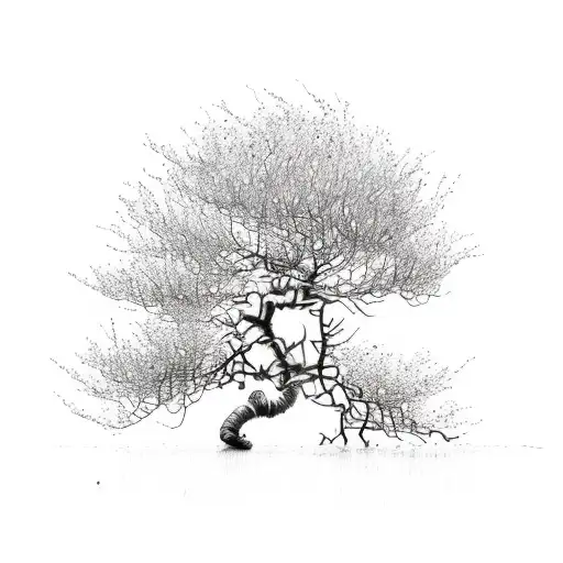 mangrove tree tattoo design idea