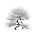 mangrove tree tattoo design idea