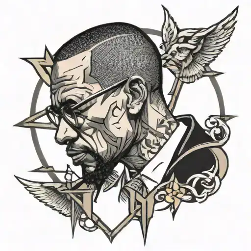 Malcom X tattoo design idea