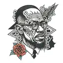 Malcom X tattoo design idea