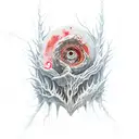 bloodborne, amygdala, hunters marks tattoo design idea