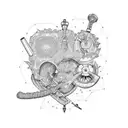 surgeon with dreams  tattoo design idea