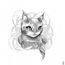 Mew tattoo design idea