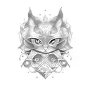 Mew tattoo design idea