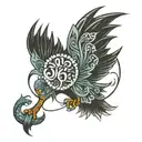 616 area code tattoo design idea