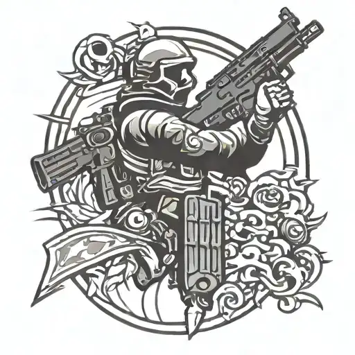 counter strike global offenssive tattoo design idea