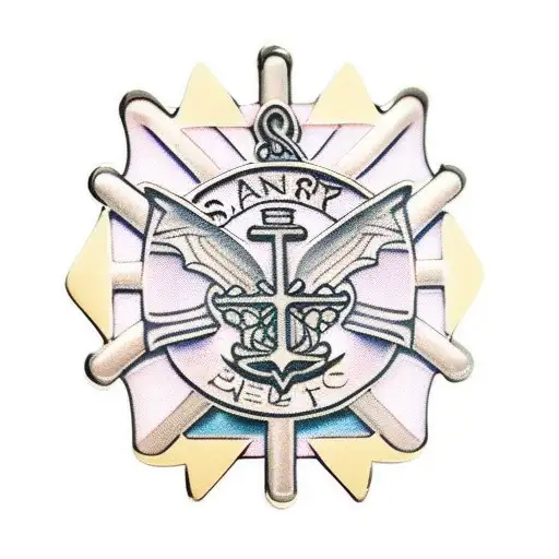 Medal of Saint Benedict tattoo design idea