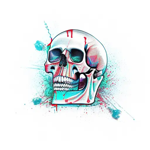 Bad Blood Skull IV, badass, bones, creepy, dead, halloween, mean, red,  scary, HD phone wallpaper | Peakpx
