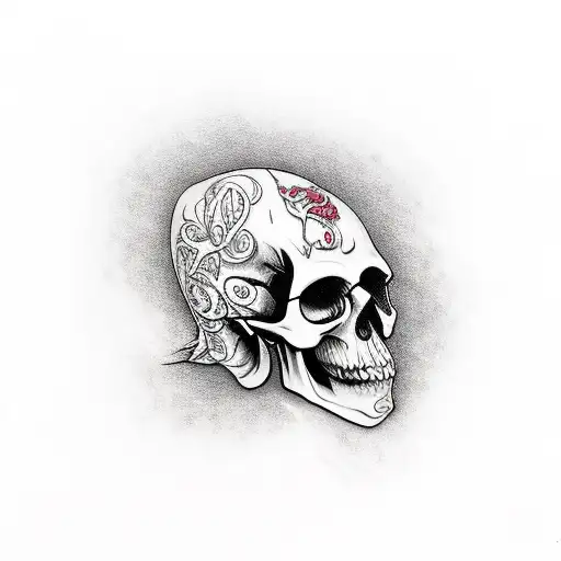 Details 167+ bleeding skull tattoo
