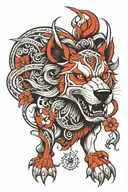 underdog emerging tattoo design idea