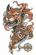 underdog emerging tattoo design idea