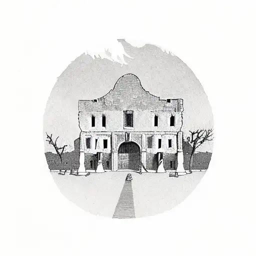 remember the Alamo tattoo design idea