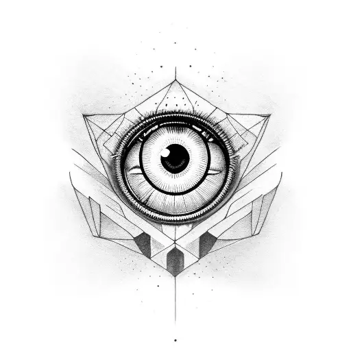 Evil Eye tattoo design idea