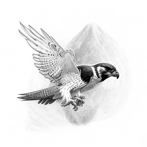 Horus Falcon Tattoo
