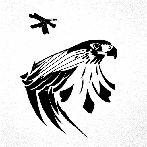 Artsure 6 Sheets Temporary Fake Tattoos For Men Adults Eagle Bird Heraldic  Emblem of Powerful Wild
