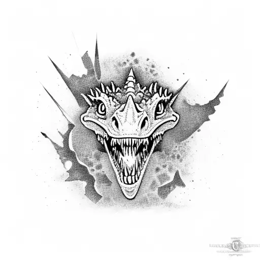 Carnotaurus tattoo design idea