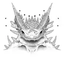 Carnotaurus redesign tattoo design idea