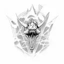 Carnotaurus redesign tattoo design idea