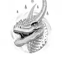 Carnotaurus redesign tattoo design idea