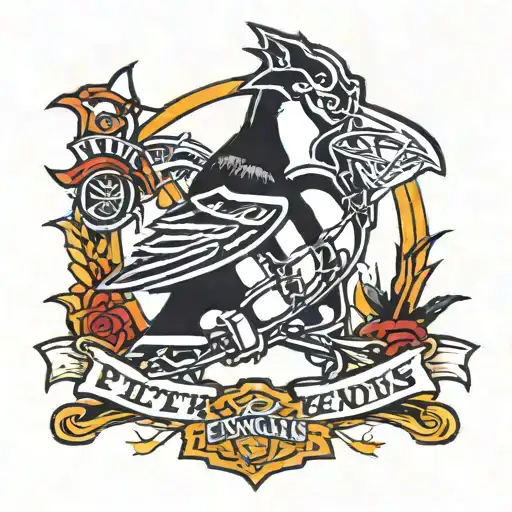 Pittsburgh penguins logo tattoo tattoo design idea