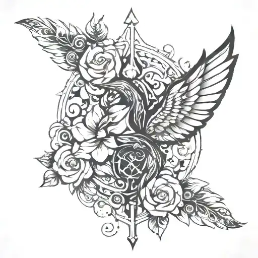 Affectionate tattoo design idea