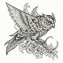 Affectionate tattoo design idea