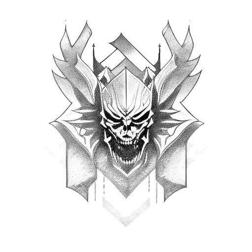 Theme Castlevania videogame tattoo design idea