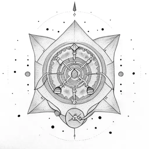 6 Arrows in Quiver tattoo design idea