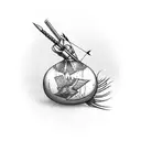 quiver full of arrows tattoo design idea