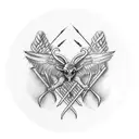 quiver full of arrows tattoo design idea