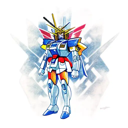 Gundam tattoo design idea