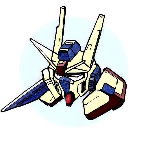 Gundam tattoo design idea