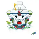 Gundam tattoo design idea
