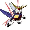 Gundam tattoo design idea
