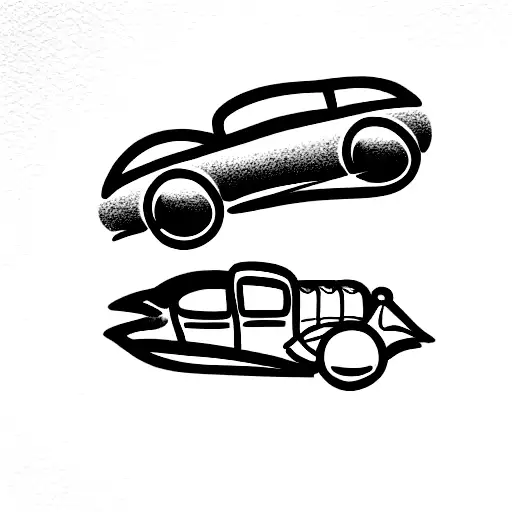 cars tattoo design idea