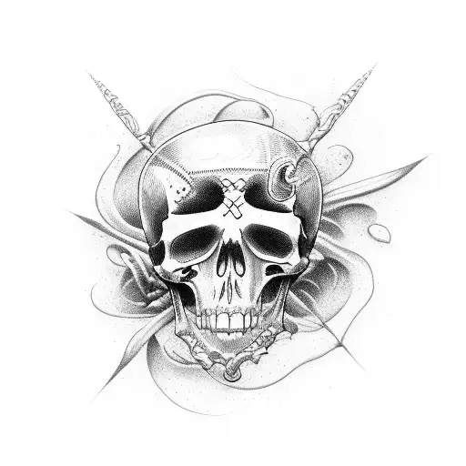 death is certain life is not tattoo design idea