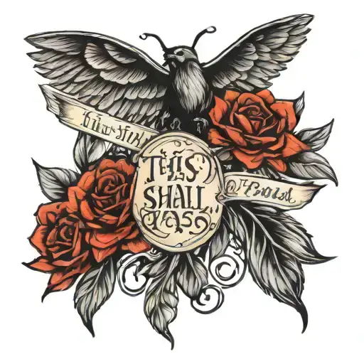 This too shall pass tattoo design idea