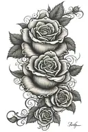 rose tattoo tattoo design idea