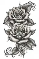 rose tattoo tattoo design idea