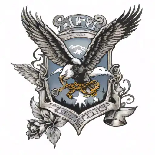 air force tattoo design idea