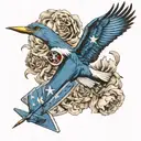 air force tattoo design idea