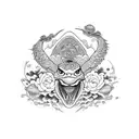 Tortuga tattoo design idea
