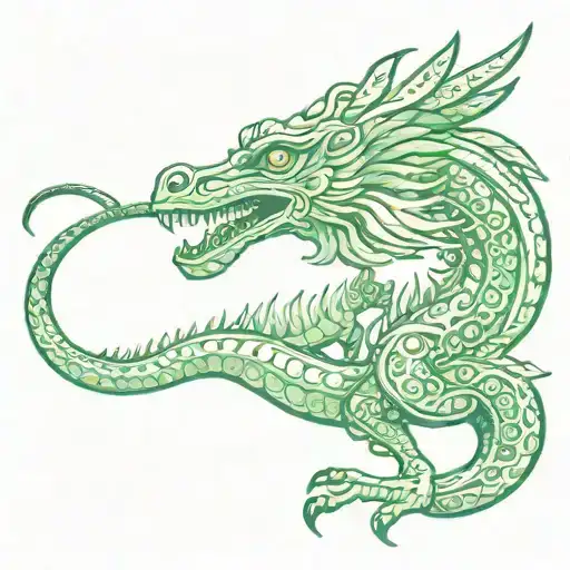Quetzalcoatl tattoo design idea