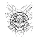 dancing with friends  tattoo design idea