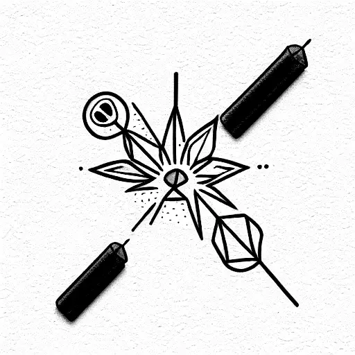 drugs tattoo design idea