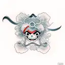 Luffy tattoo design idea