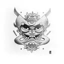 Luffy tattoo design idea