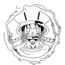 Luffy tattoo design idea