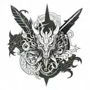 anime  Solo leveling tattoo design idea