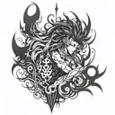 anime  Solo leveling tattoo design idea